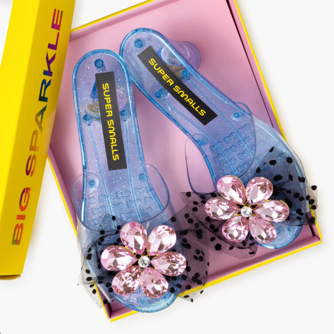 Pink Flower Gem Play Shoes