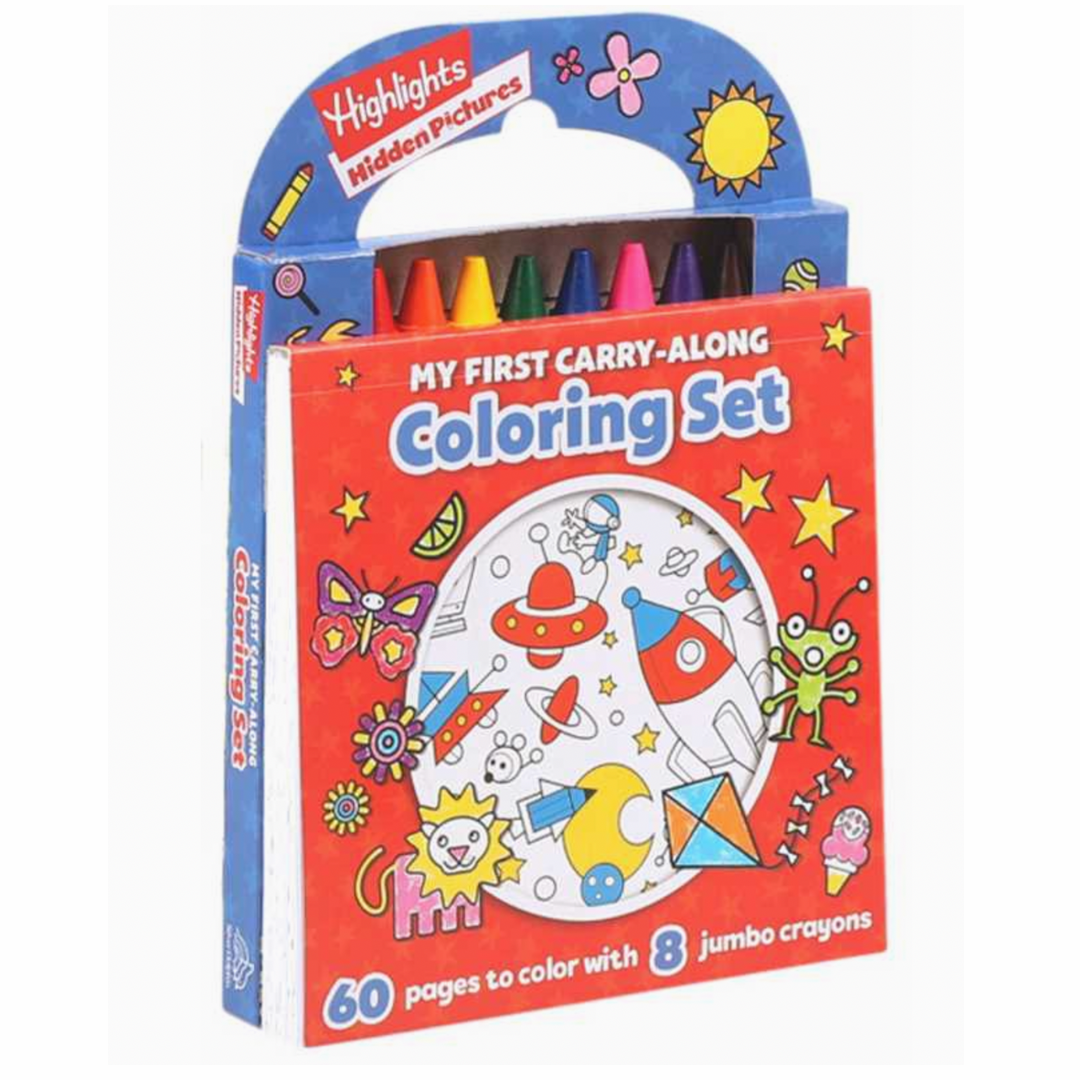 My First Hidden Pictures Carry-Along Coloring Set