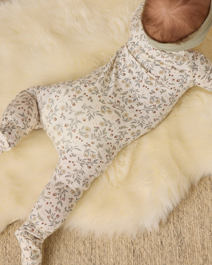 BAMBOO ZIP FOOTIE || WOODLAND