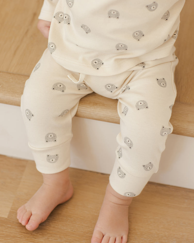 LONG SLEEVE TEE + DRAWSTRING PANT SET|| BEARS