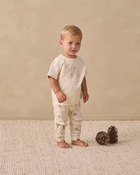 BOXY TEE LITTLE TURKEY + DRAWSTRING PANT TURKEY