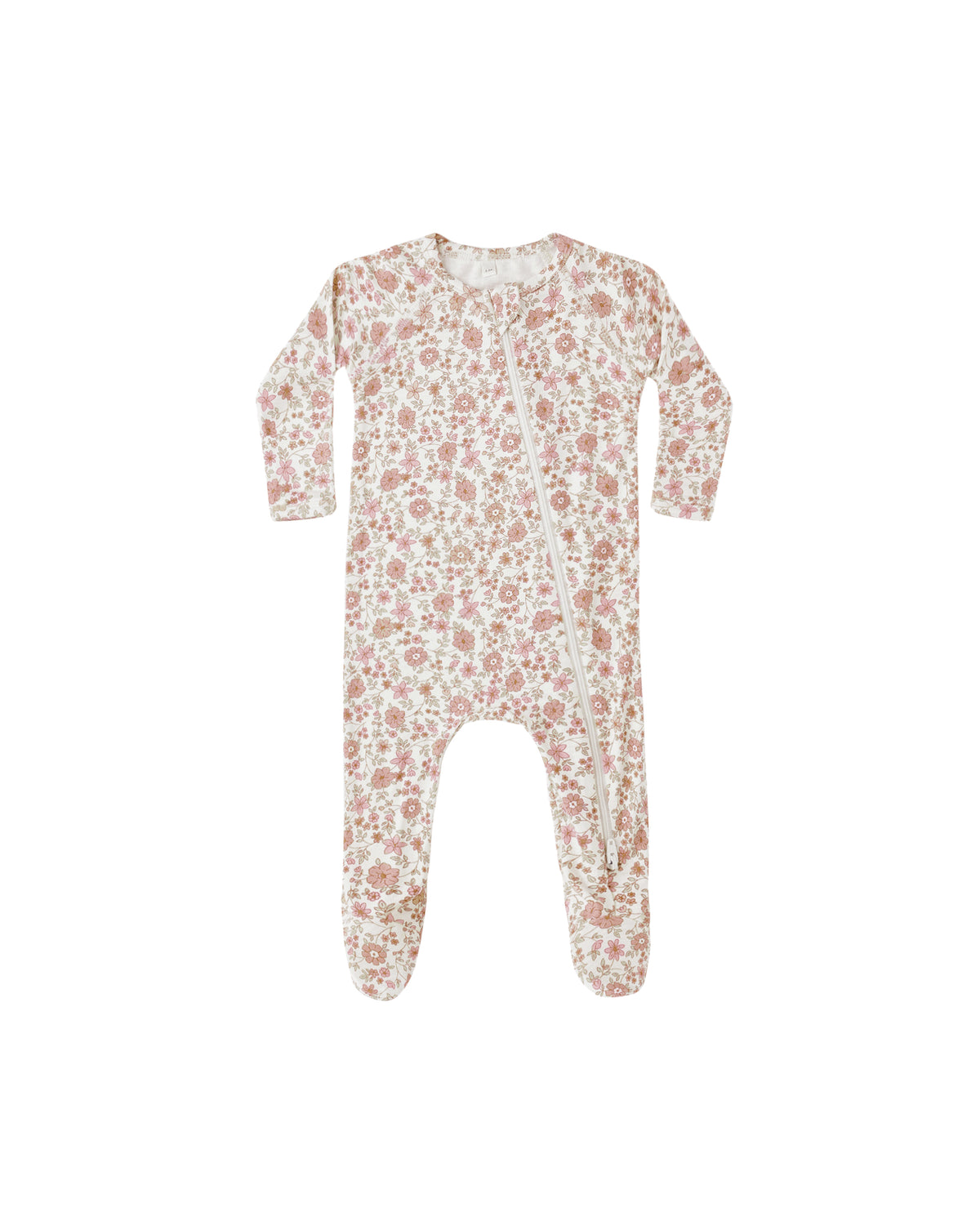 BAMBOO ZIP FOOTIE || BLOOM