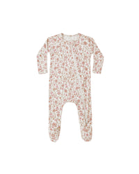 BAMBOO ZIP FOOTIE || BLOOM