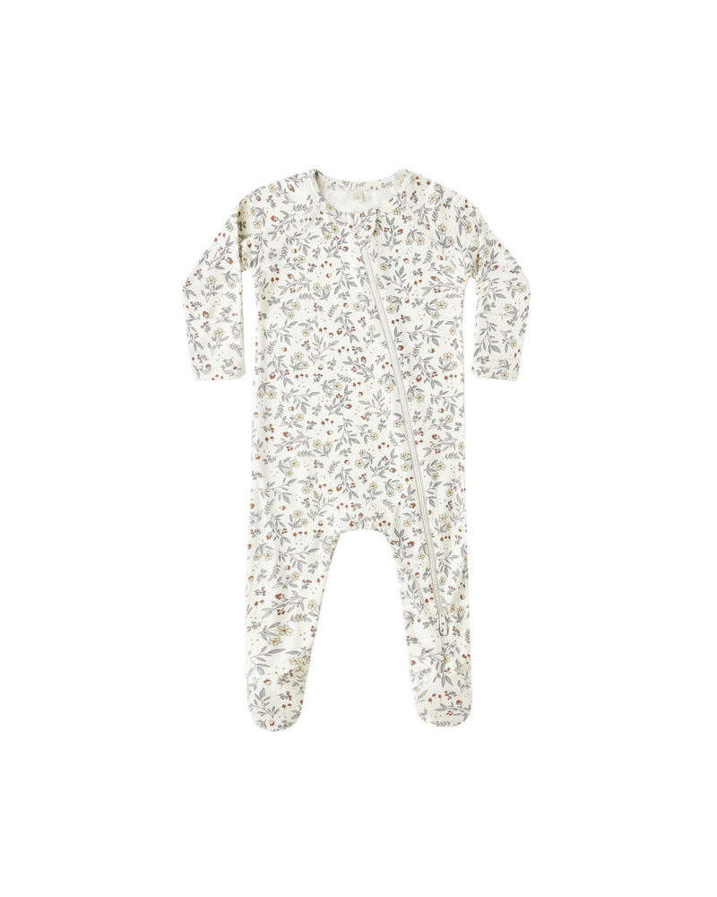 BAMBOO ZIP FOOTIE || WOODLAND