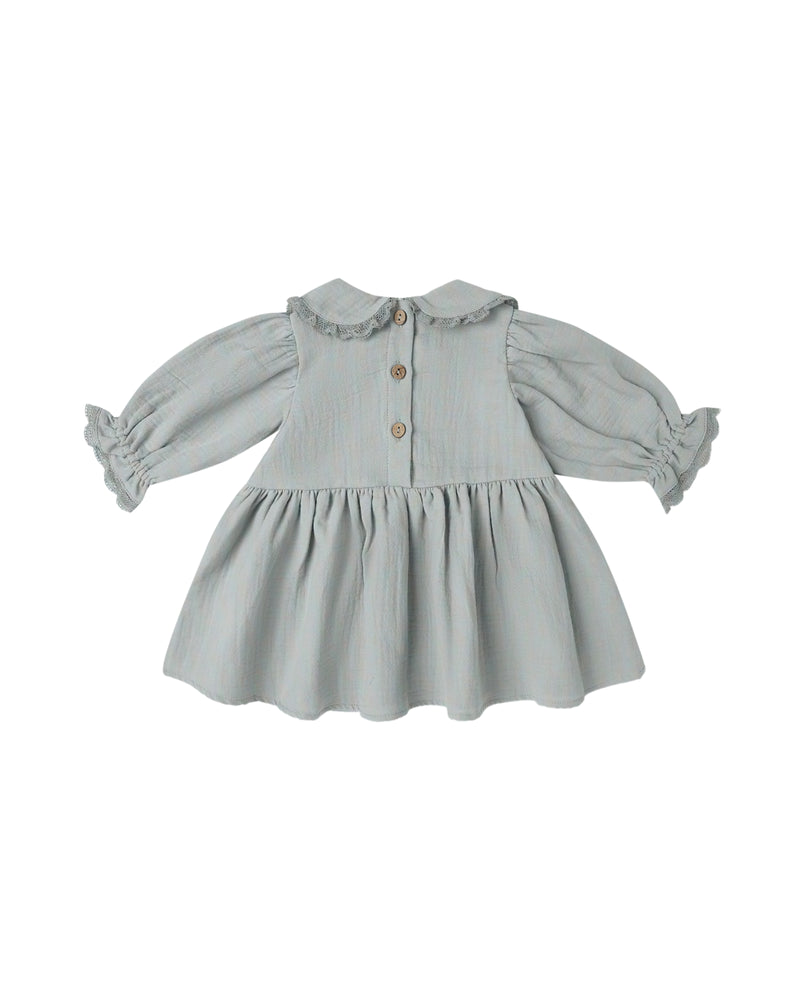 MARISOL DRESS || STEEL BLUE