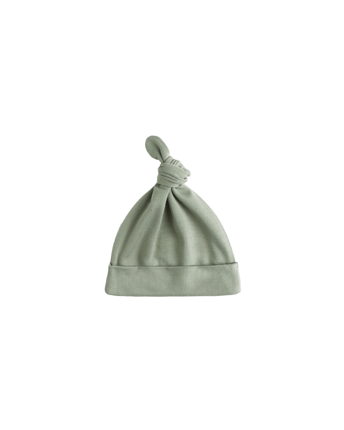 BAMBOO KNOTTED BABY HAT || FERN
