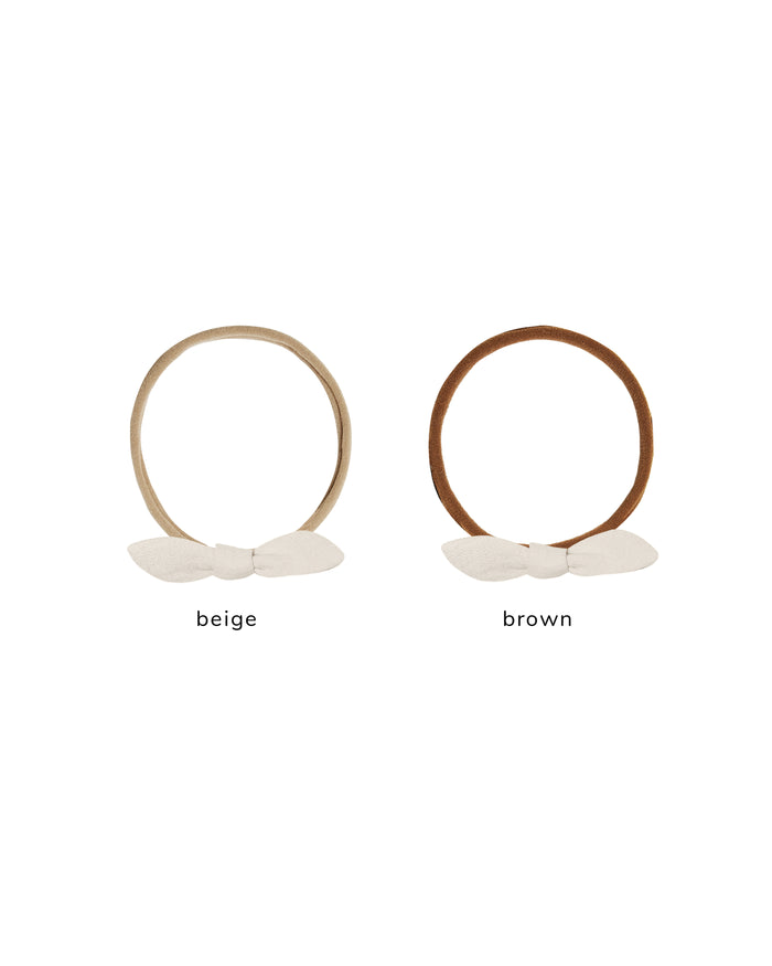 LITTLE KNOT HEADBAND || NATURAL Beige Band