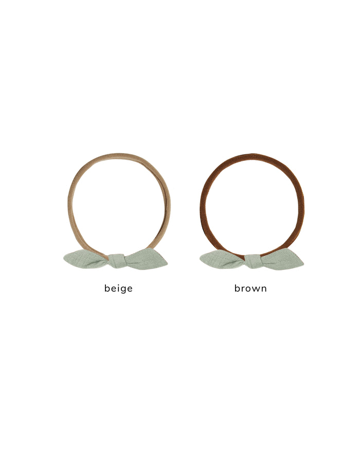 LITTLE KNOT HEADBAND || FERN Beige Band