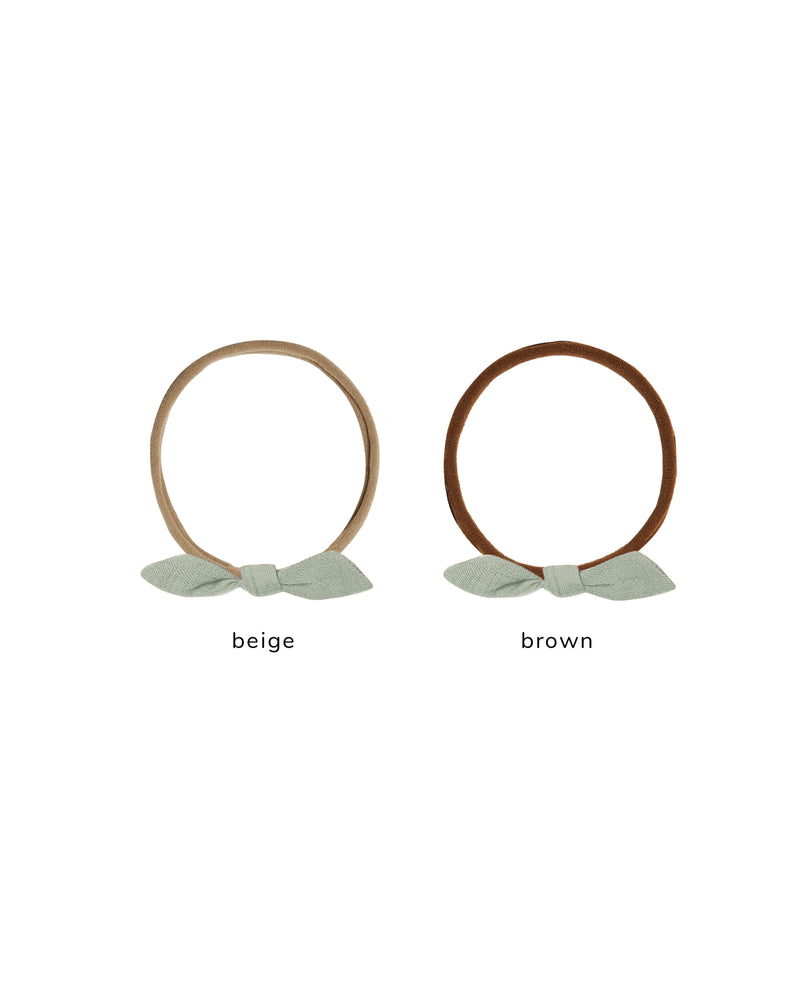 LITTLE KNOT HEADBAND || FERN Beige Band