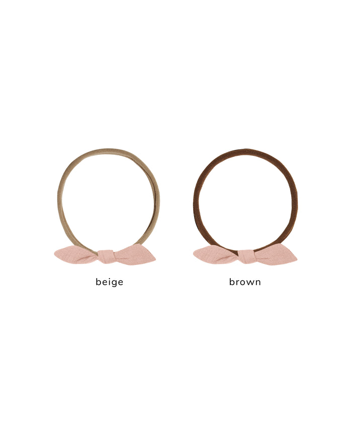 LITTLE KNOT HEADBAND || ROSE Beige Band
