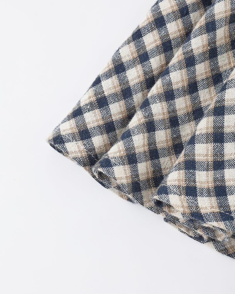 Camille Dress || Navy Check