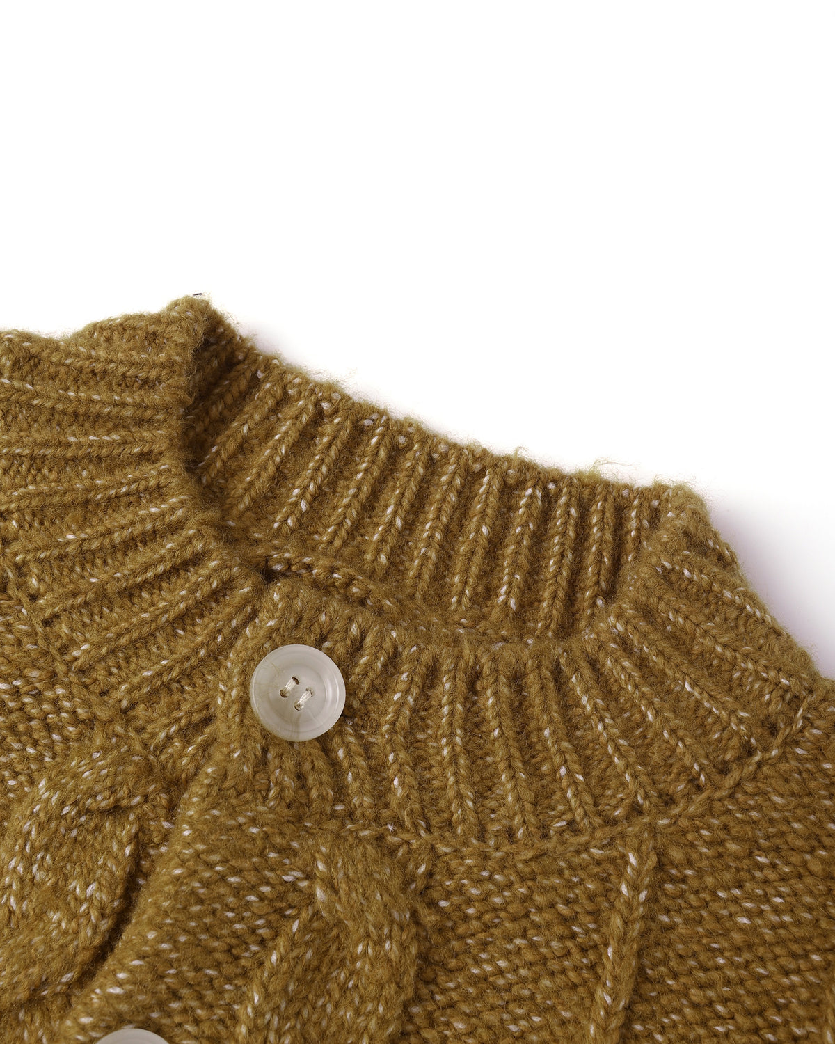 Bobble Cardigan || Golden