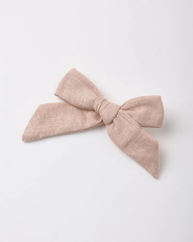 BOWS, SET OF 2 BLUSH