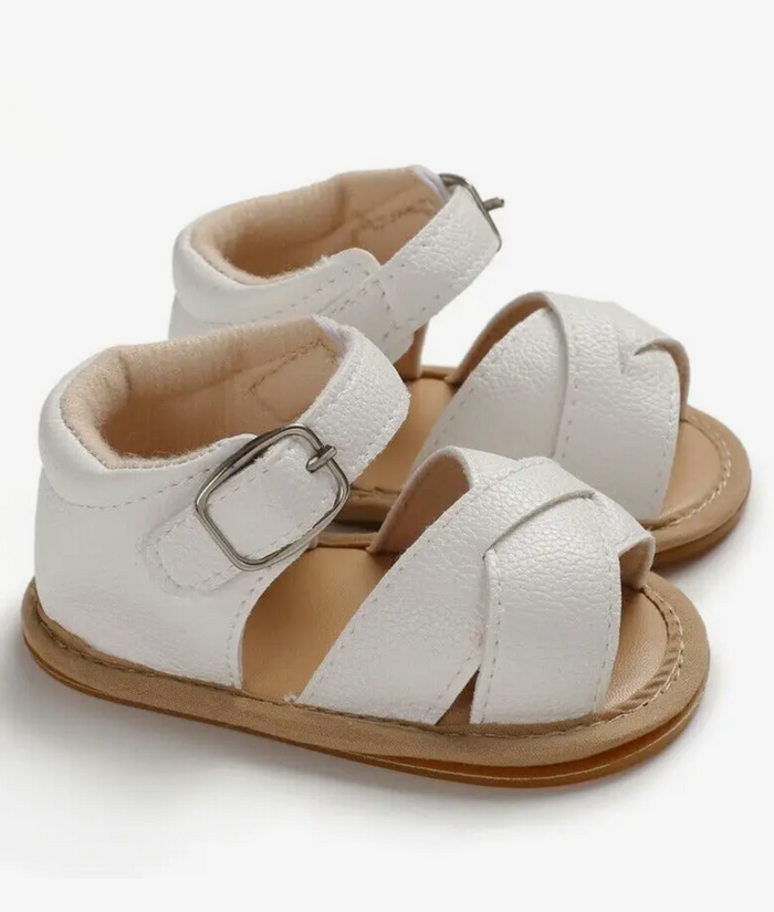 Woven Sandals - White