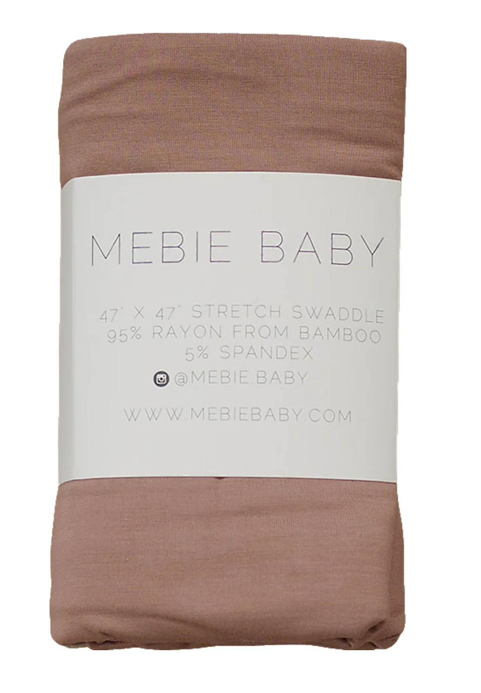 Dusty Rose Bamboo Stretch Swaddle