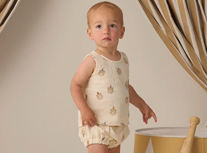 WOVEN TANK SET PARTY BEARS