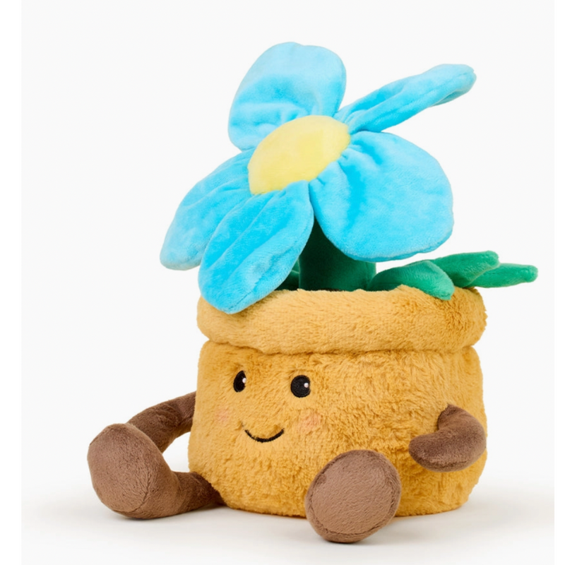 Blue Flower Pot Warmies