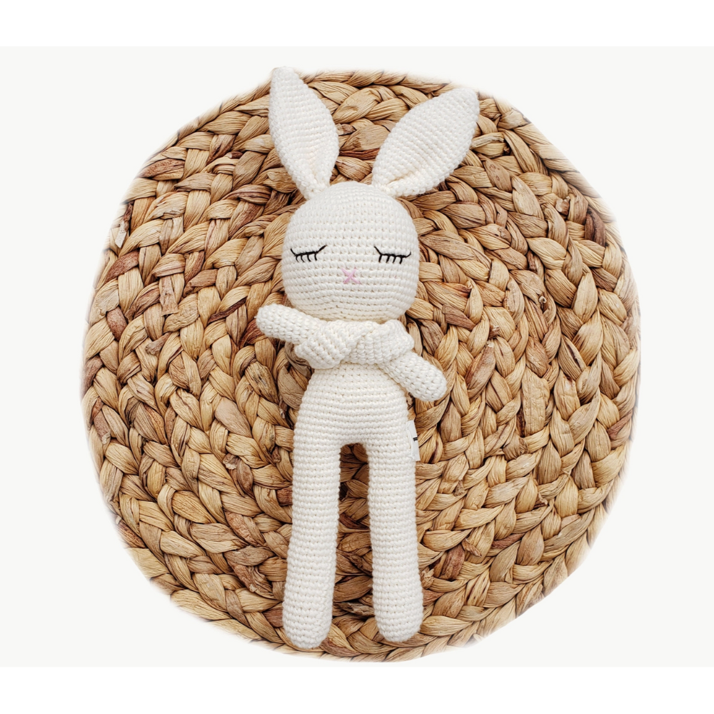 Sleepy Crochet Bunny Doll