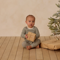 BAMBOO PAJAMA SET || FOREST CHECK