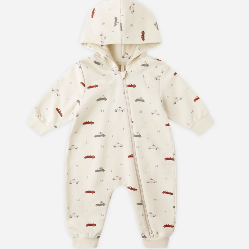 HOODED JUMPSUIT || CARS