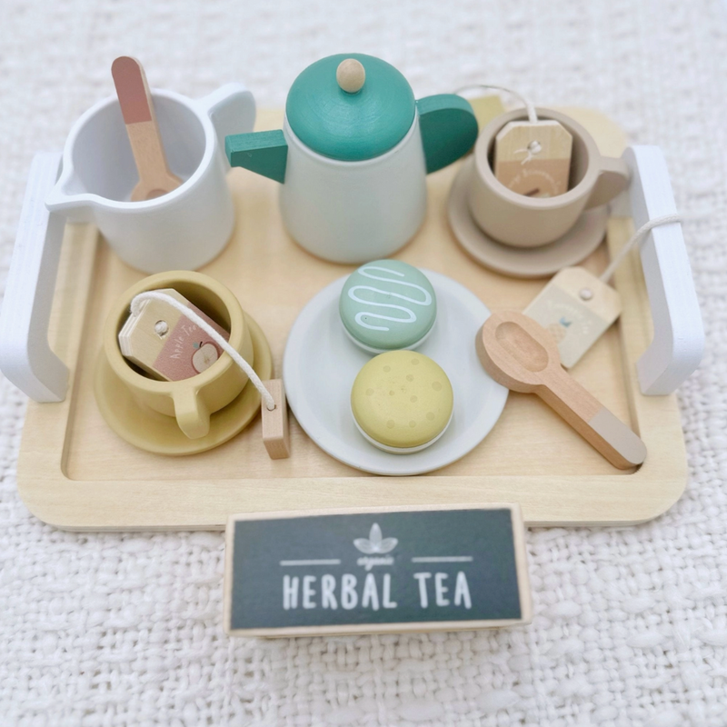 Wooden Tea Party Set