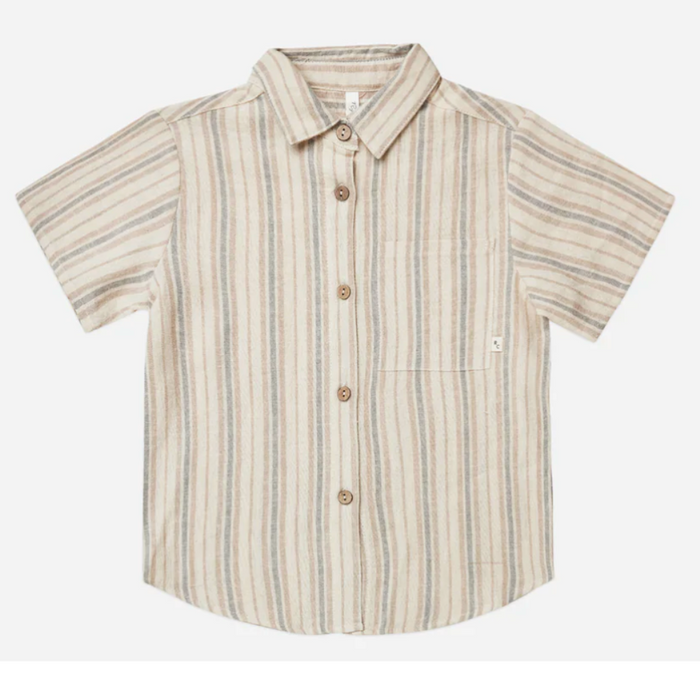 Short Sleeve Shirt || Rustic Stripe