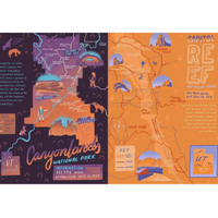 National Parks Maps: Illustrated Maps of 62 National Parks