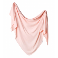 Blush Knit Swaddle Blanket