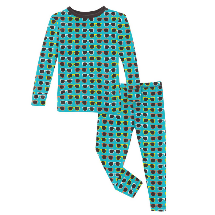 Print Pajama Set- Confetti Sunglasses