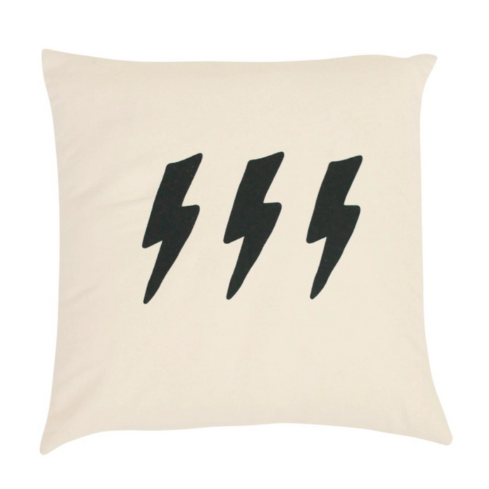 Lightning Bolt Pillow Cover