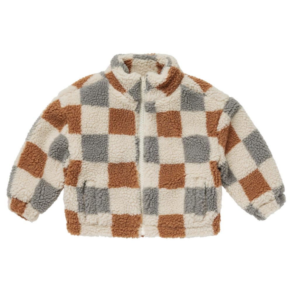 Coco Jacket || Shearling Check