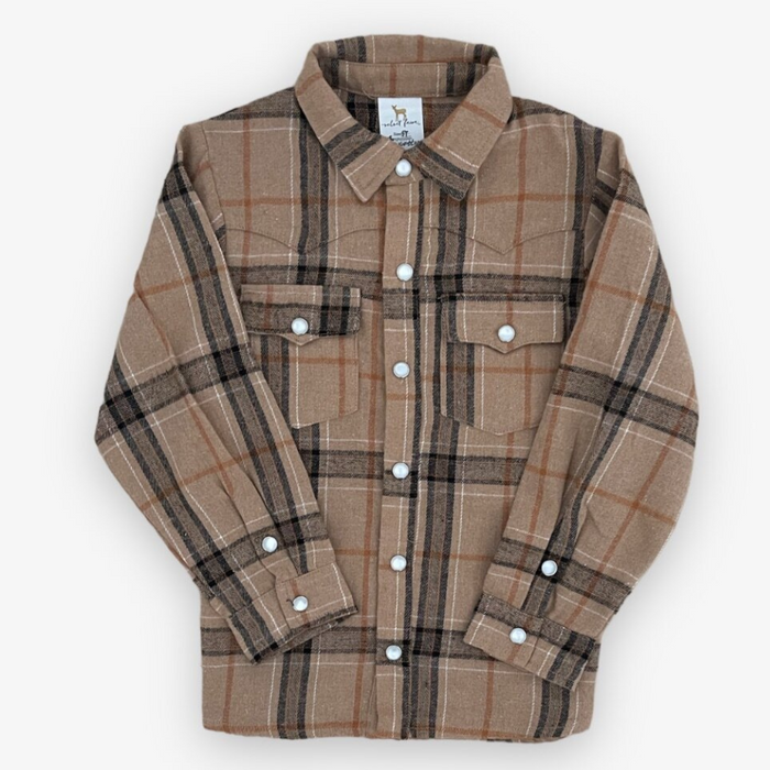 Kasey Shacket || Western Plaid
