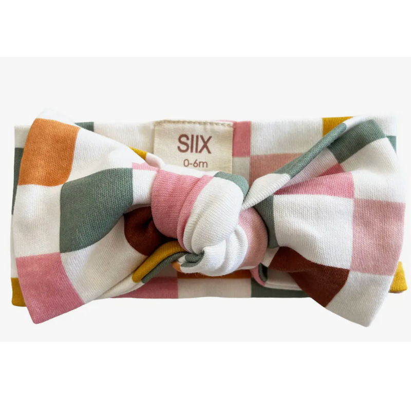 Cake Pop Checkerboard / Organic Bow