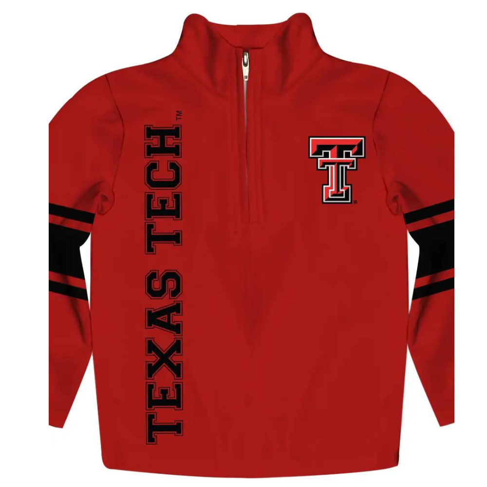 Texas Tech Stripes Red Sweatshirt
