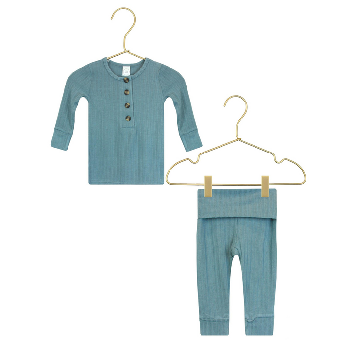 Duke Ribbed Top + Bottoms