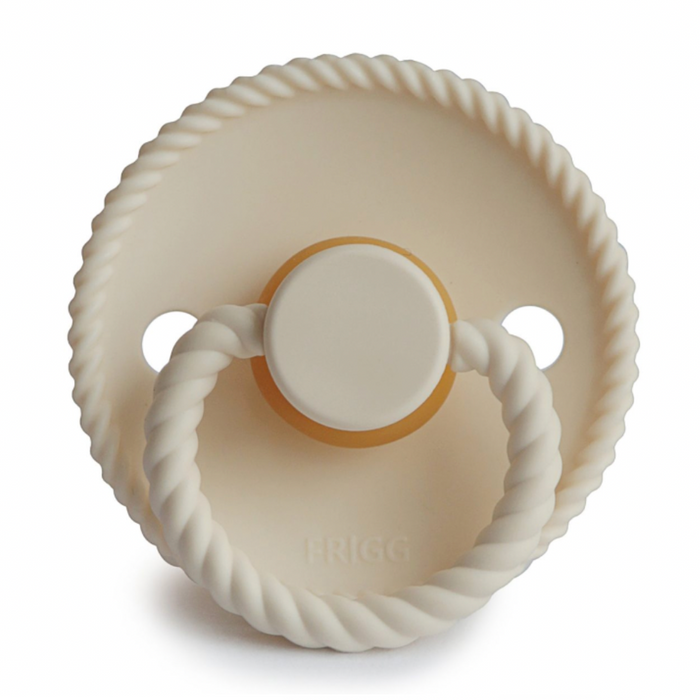 FRIGG Rope Pacifier- Cream