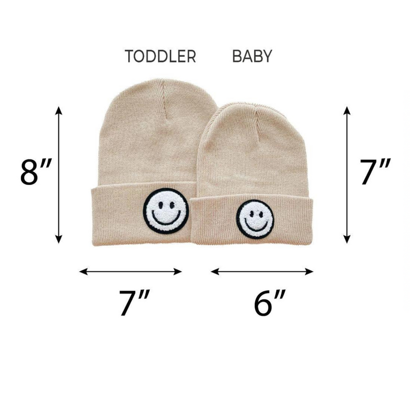 Smiley Beanie | Beige