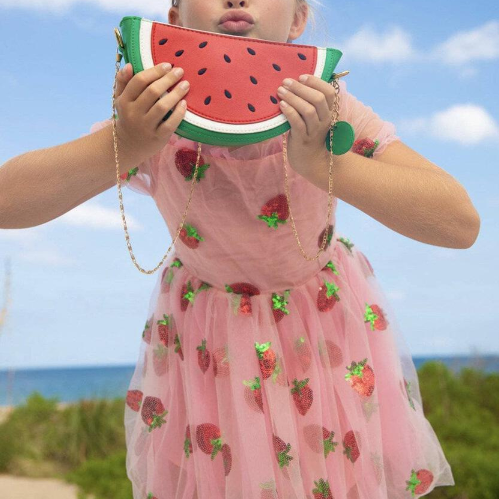 Strawberry Sequin Dress