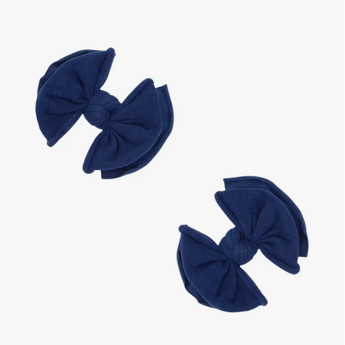 2PK Baby Fab Clips: Navy