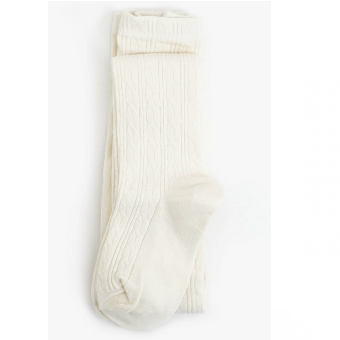 Ivory Cable Knit Tights (6/12M)