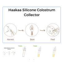 Haakaa Silicone Colostrum Collector Set 4 ml, 6 PK (Pre-Sterilized)