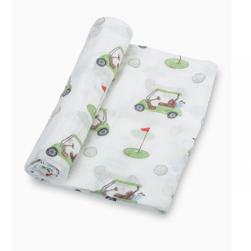 Golf A Round Baby Swaddle Blanket