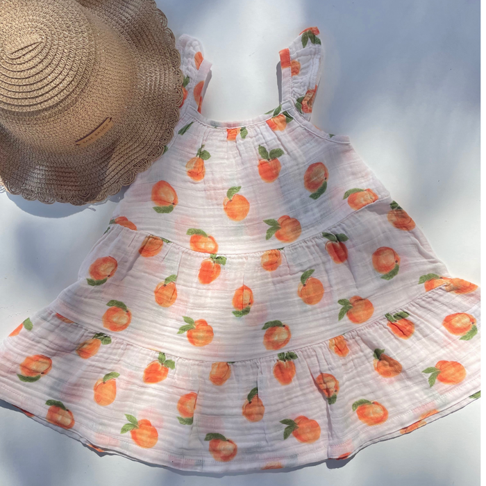 Twirly Dress- Peaches