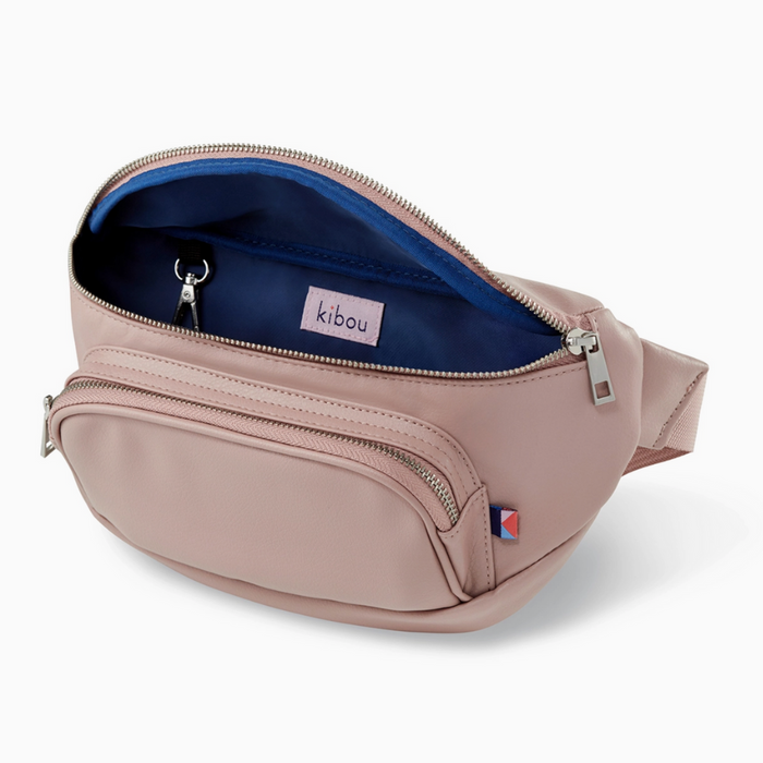 Diaper Belt Bag-Blush Vegan Leather