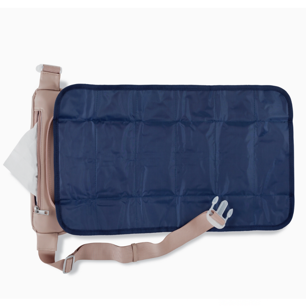 Diaper Belt Bag-Blush Vegan Leather
