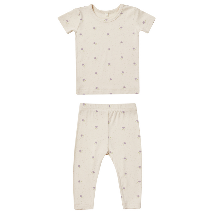 Bamboo Short Sleeve Pajama set || Sweet Pea