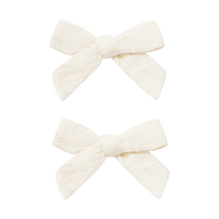 Bow with Clip || Ivory