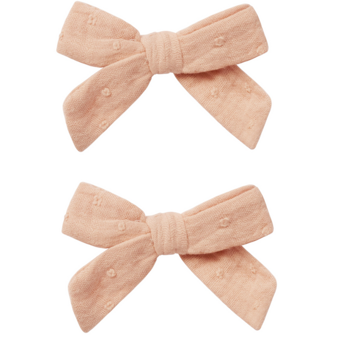 Bow with Clip || Apricot