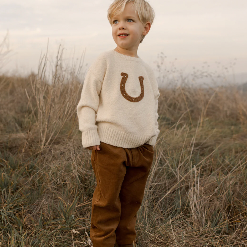 Cassidy Sweater - Horseshoe/Natural