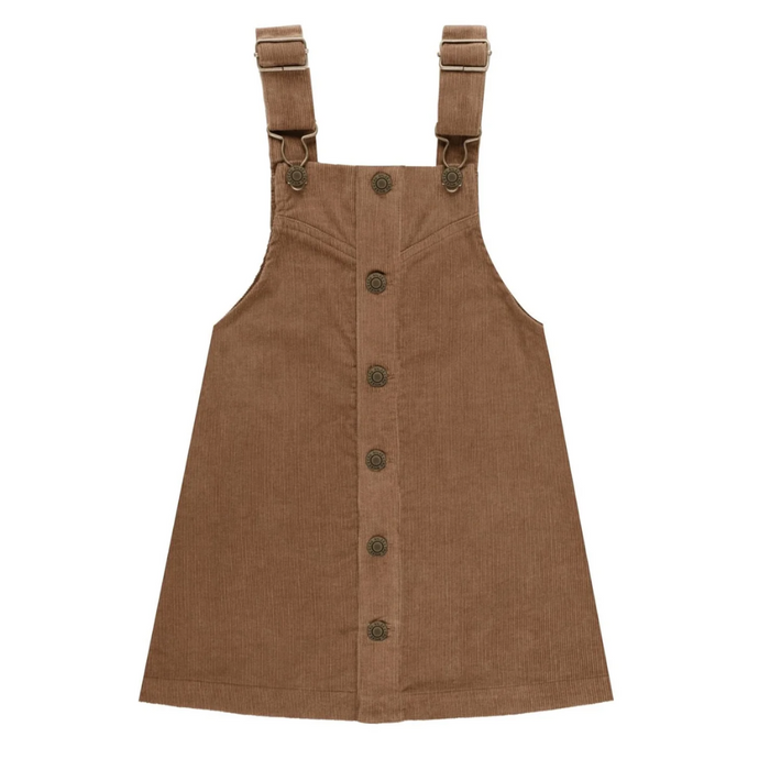 Overall Dress - Saddle